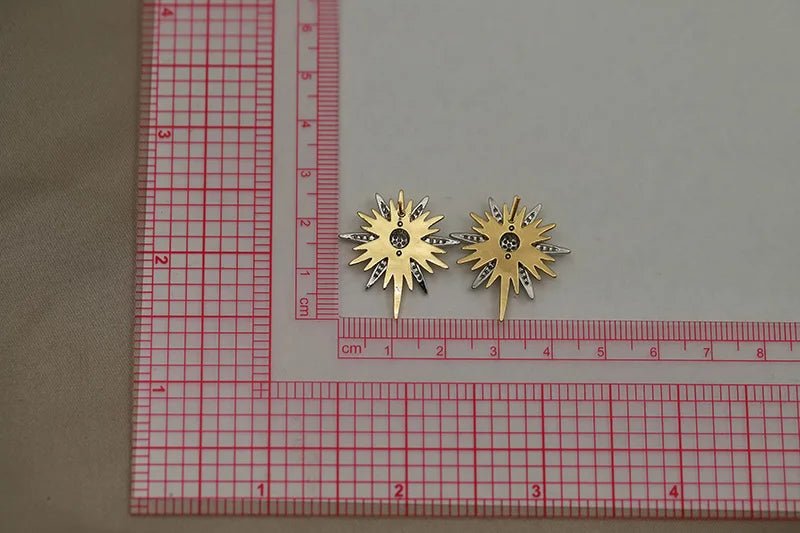 Boucles d’oreilles puces étoile zirconium New Sight - Manaya Bijoux