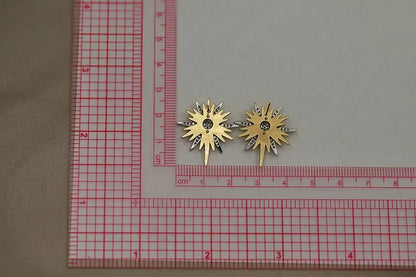 Boucles d’oreilles puces étoile zirconium New Sight - Manaya Bijoux