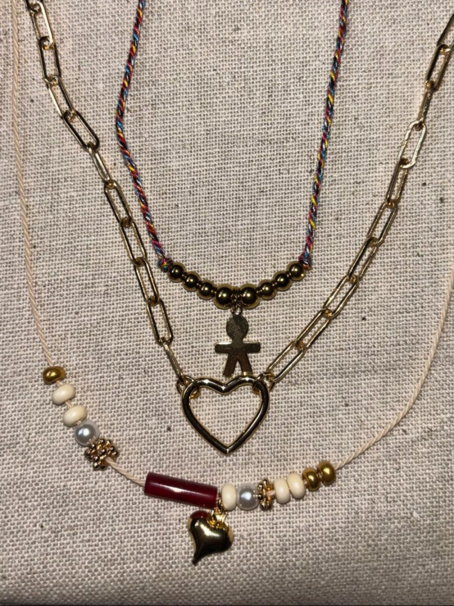 Collier "Âmes Liées" – Ensemble de 3 Rangs Bohèmes - Manaya Bijoux