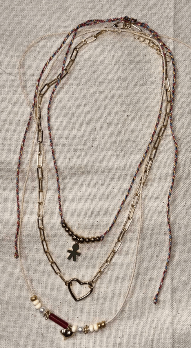 Collier "Âmes Liées" – Ensemble de 4 Rangs Bohèmes - Manaya Bijoux